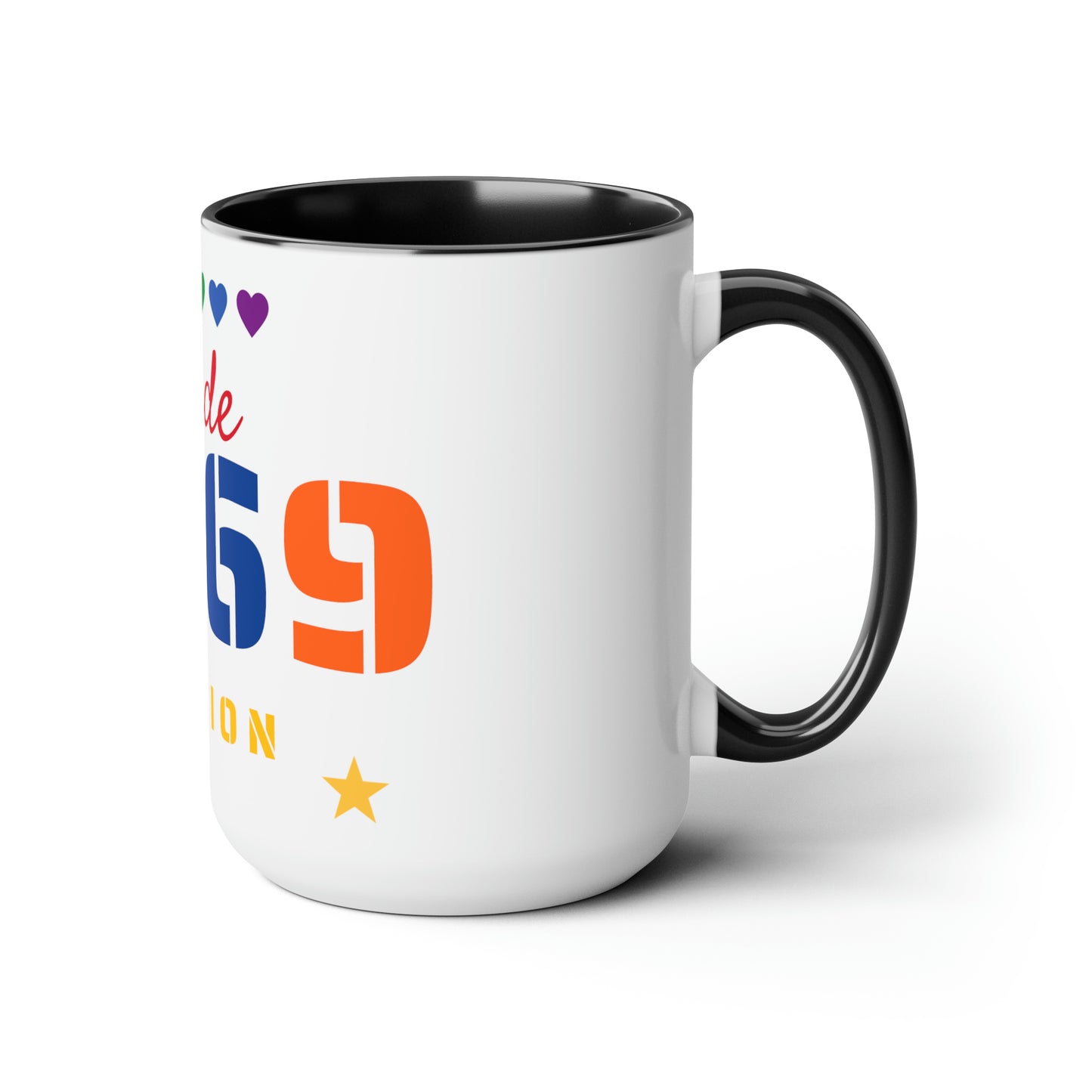 "Pride Edition" Two-Tone Coffee Mugs, 15oz