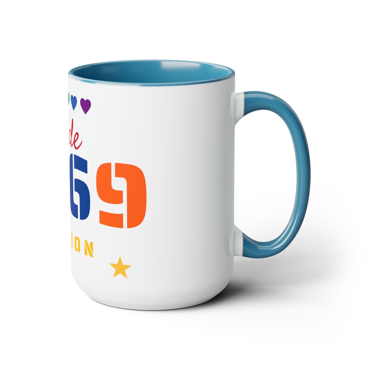 "Pride Edition" Two-Tone Coffee Mugs, 15oz