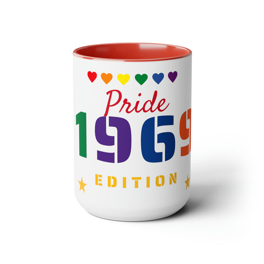 "Pride Edition" Two-Tone Coffee Mugs, 15oz