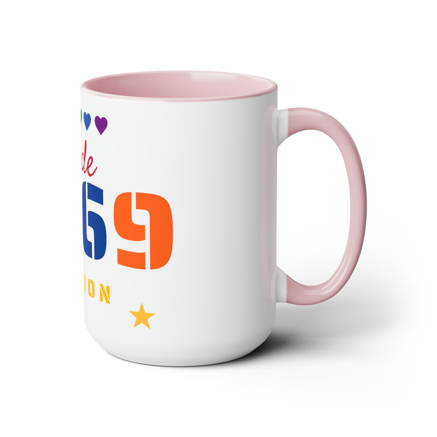 "Pride Edition" Two-Tone Coffee Mugs, 15oz