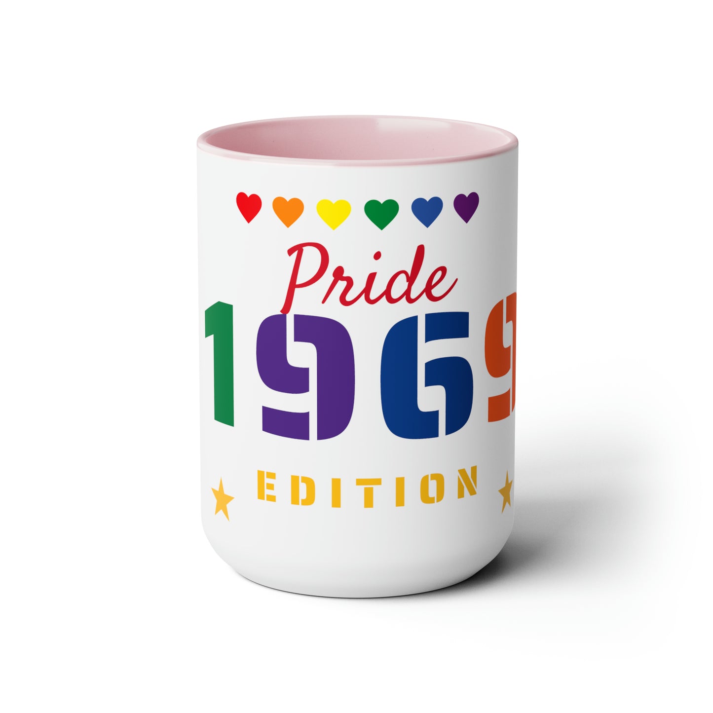 "Pride Edition" Two-Tone Coffee Mugs, 15oz