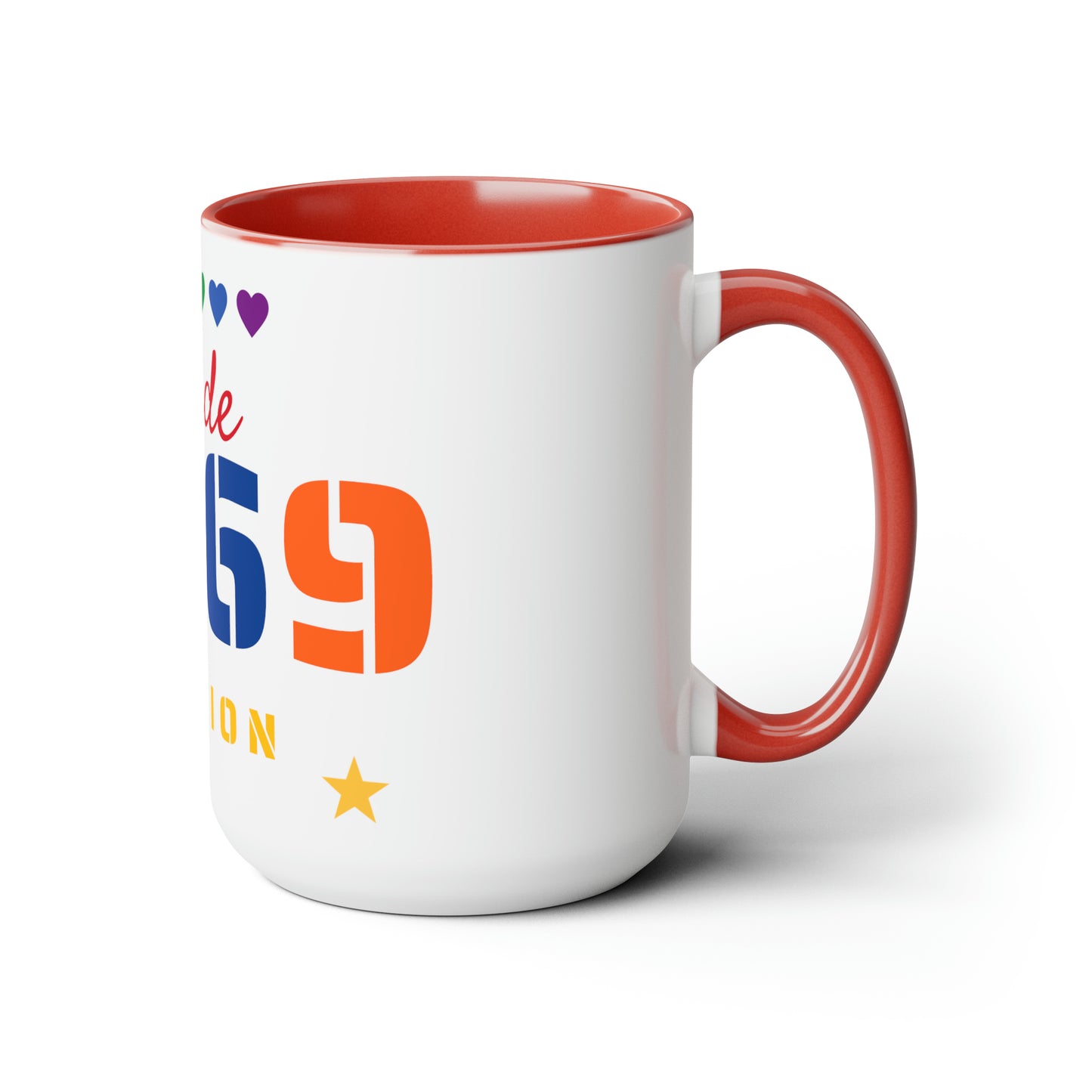 "Pride Edition" Two-Tone Coffee Mugs, 15oz