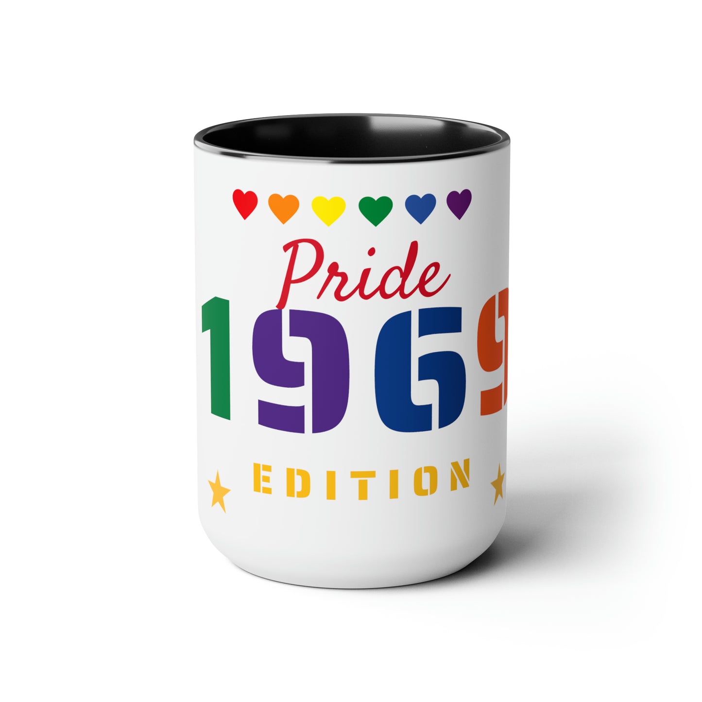 "Pride Edition" Two-Tone Coffee Mugs, 15oz